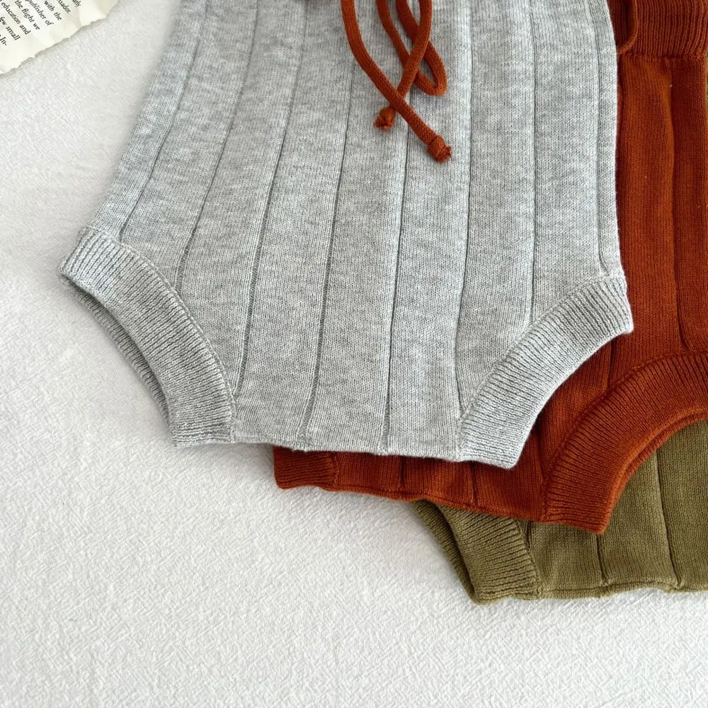 Autumn Baby Girl Knitted Bread Pants Woolen Shorts Wholesale Baby Clothes