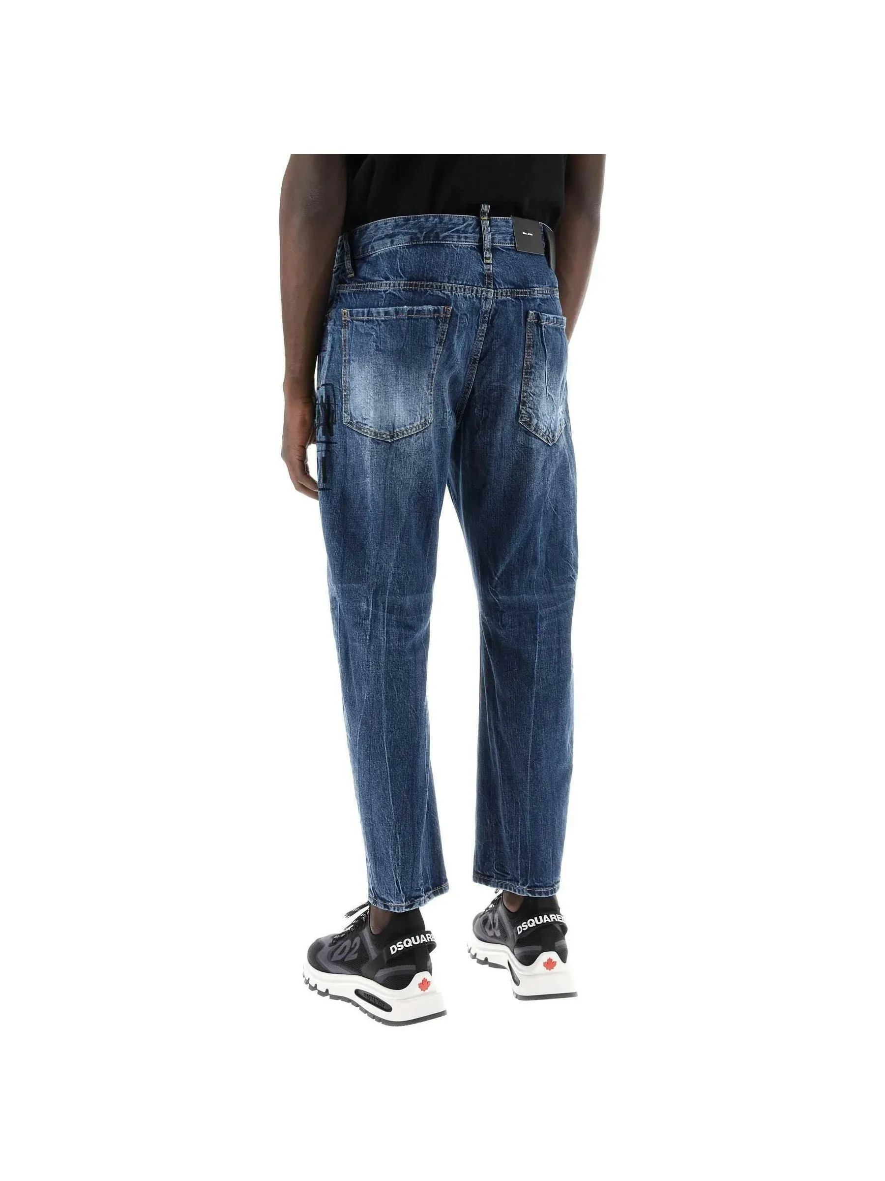 Bro Icon Stamped Denim Jeans