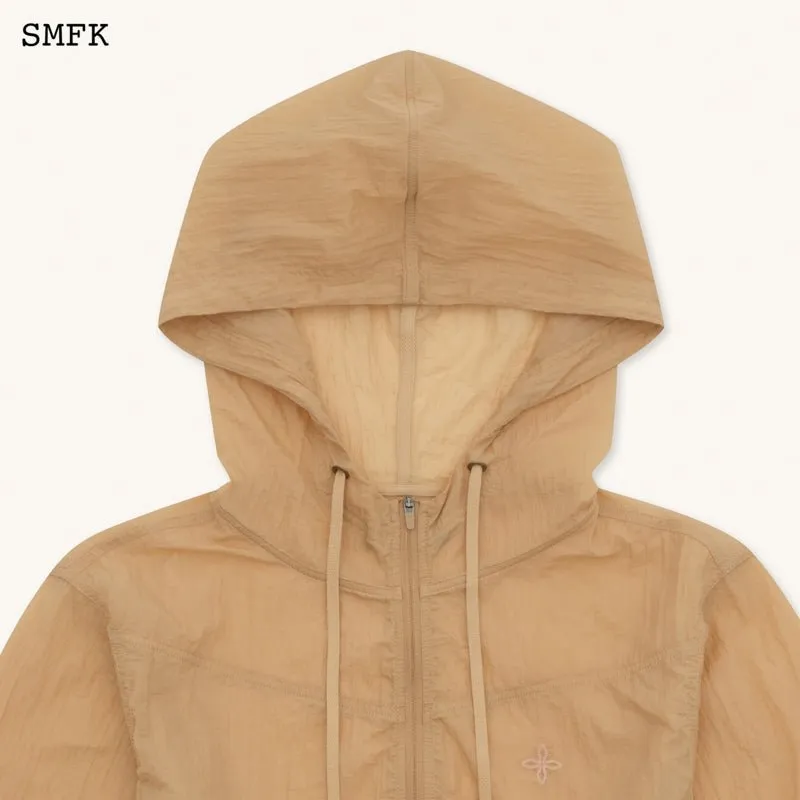 Compass Hug Sun-Proof Super Light Short Jacket Nude