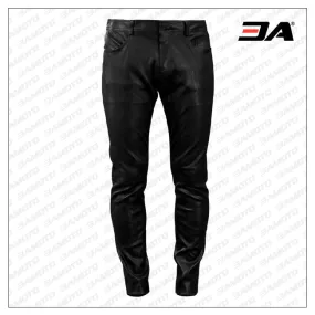 Cool Slim Fit Hippie Leather Pant