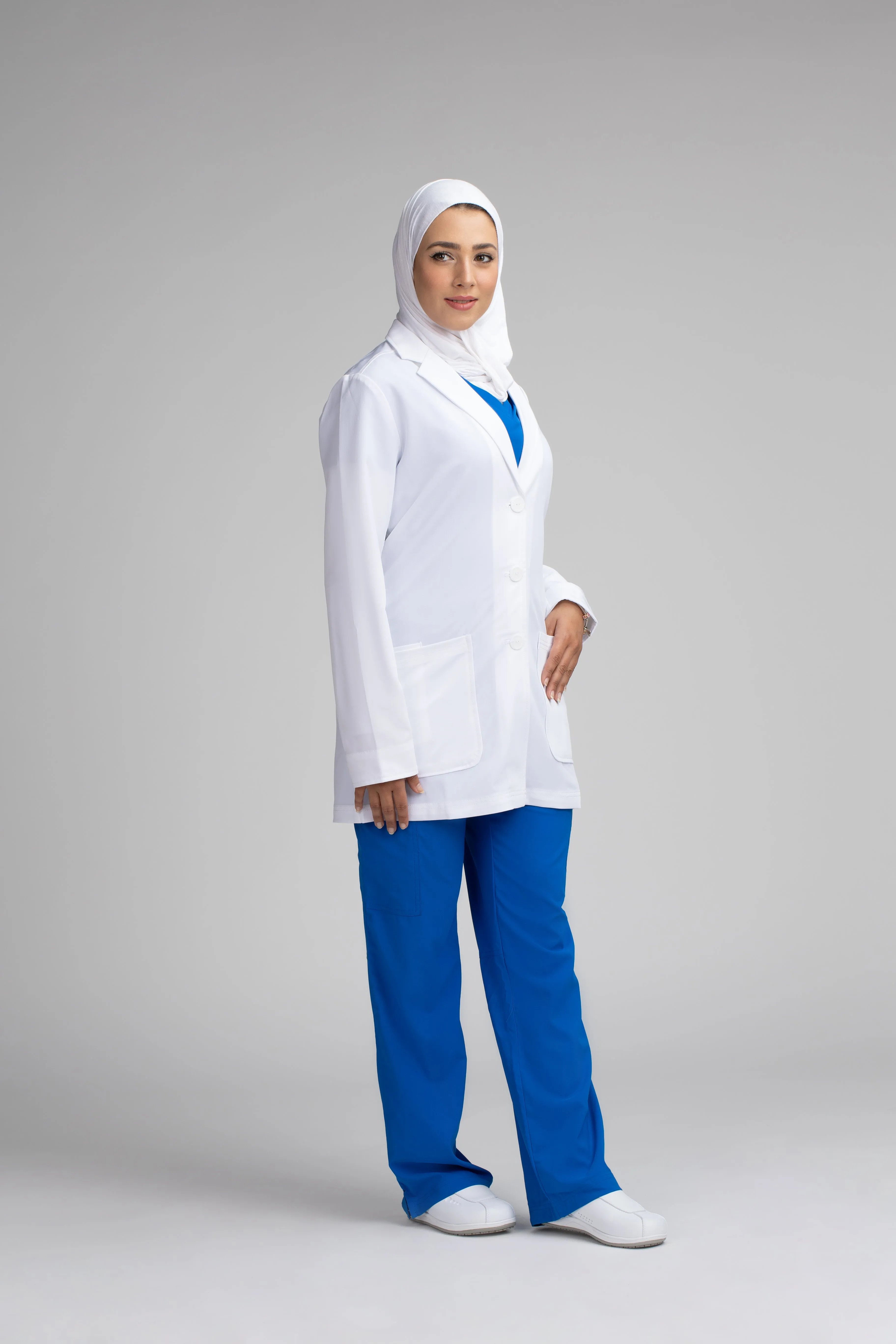 Faith Womens Minimalist Labcoat