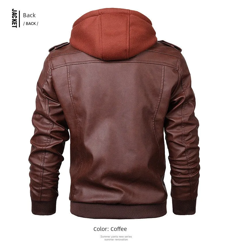 Fashion Leak-Picking Hooded Autumn Loose Casual Motorcycle Clothing