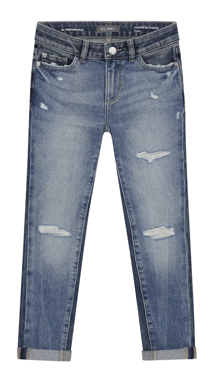 Harper Boyfriend Jeans - Twilight Hour