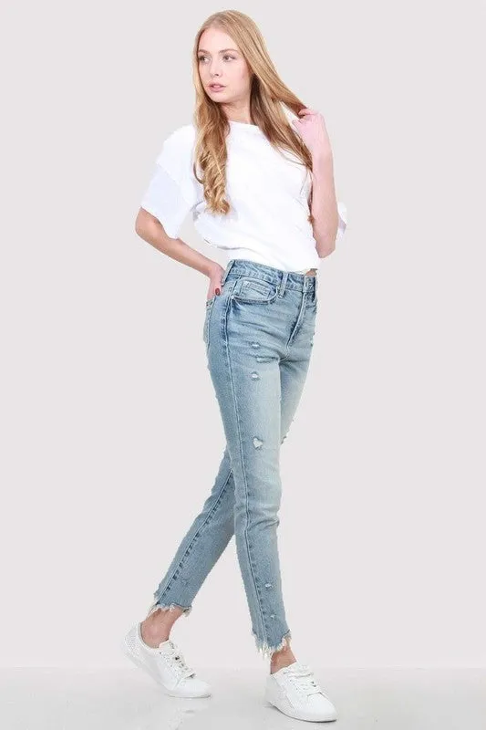 HIGH RISE RELAXED SKINNY