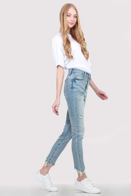 HIGH RISE RELAXED SKINNY