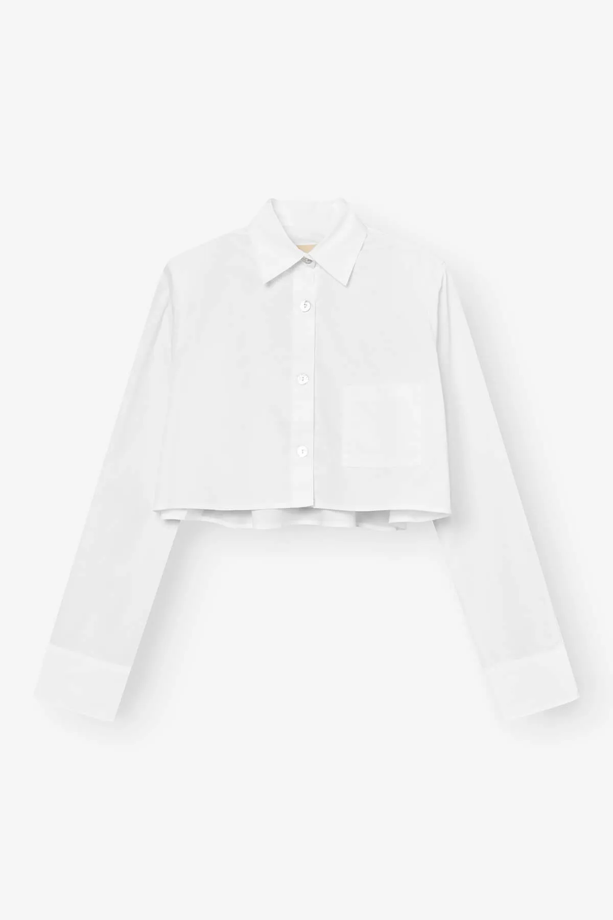 Hurley Cropped Shirt - White