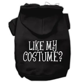 Like my costume? Screen Print Pet Hoodies Black Size M (12)