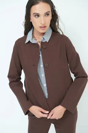 Minimalist button-up jacket wholesale