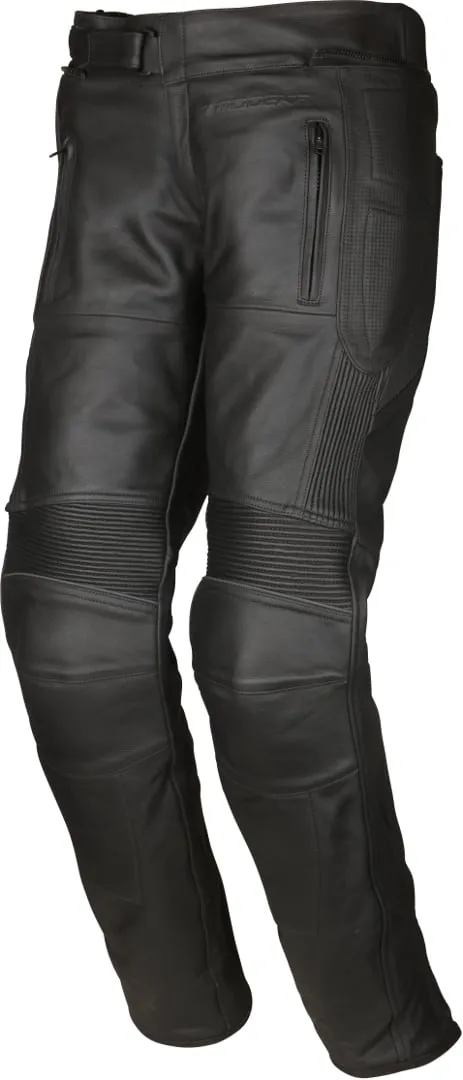 Modeka Hawking II motorcycle leather pants, black