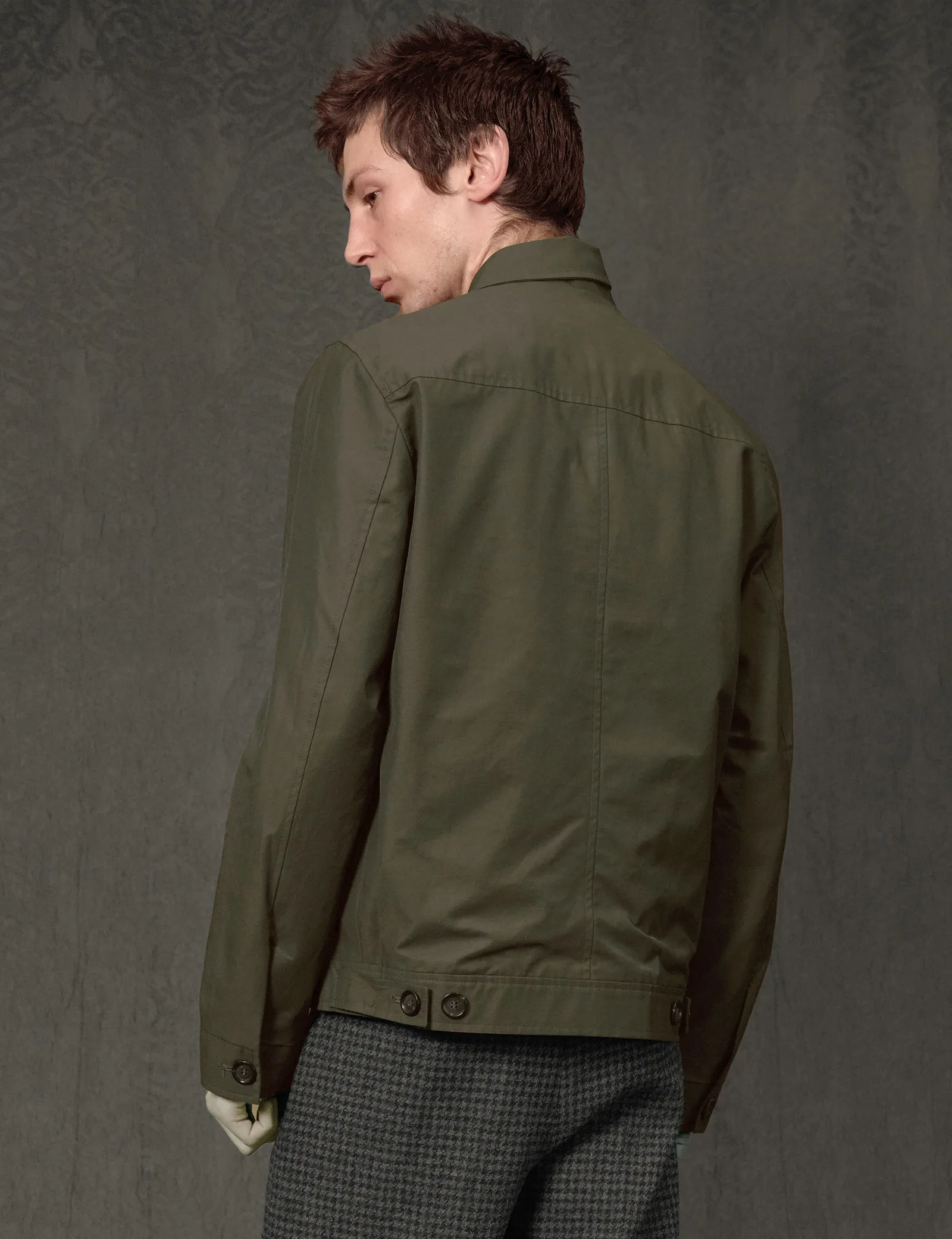 Oliver Spencer Zipped Jacket - Olive Green