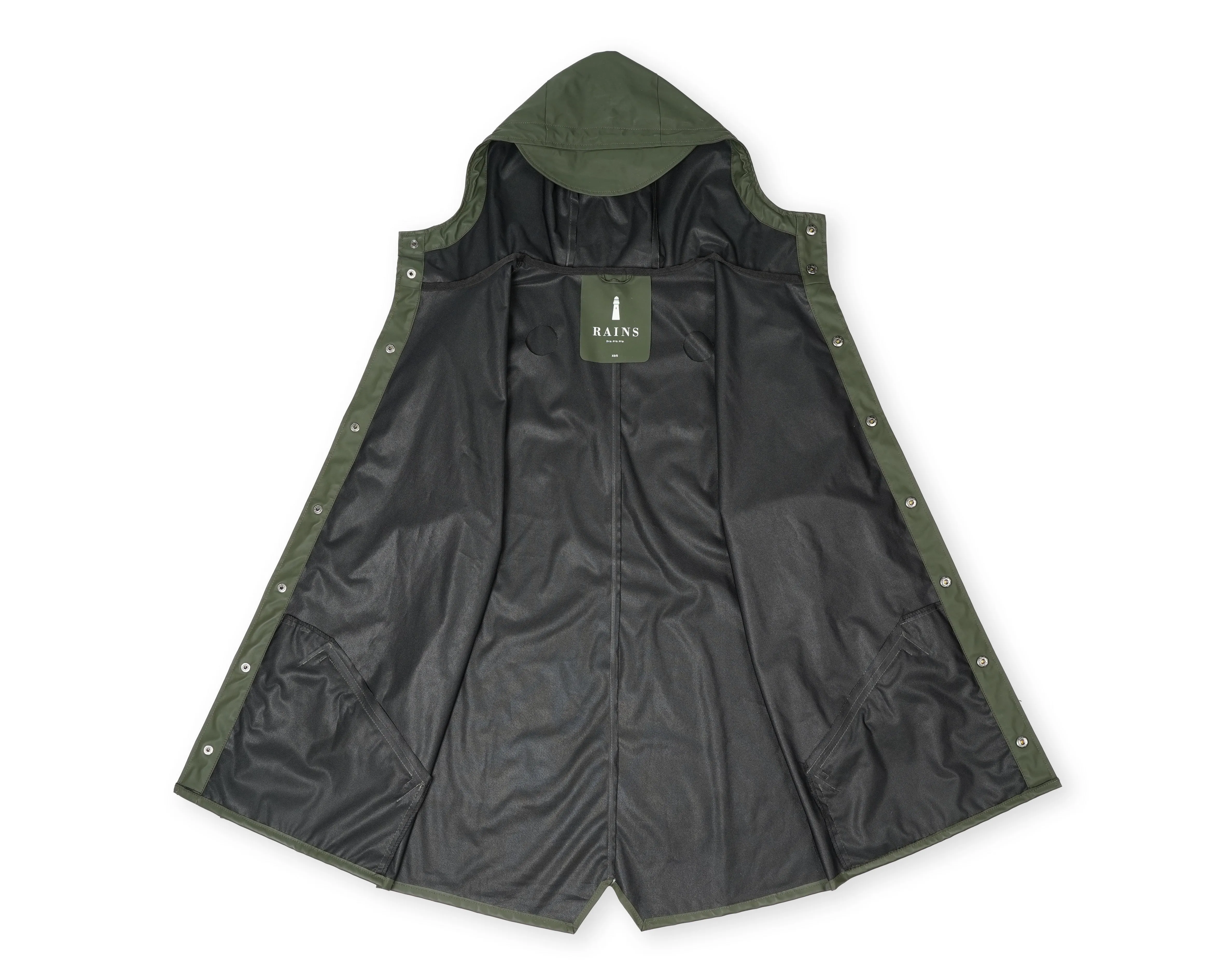 Rains - Green Rain Coat XS