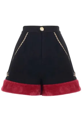 Red/Black Dark Baroque Classic Ouji Lolita Shorts