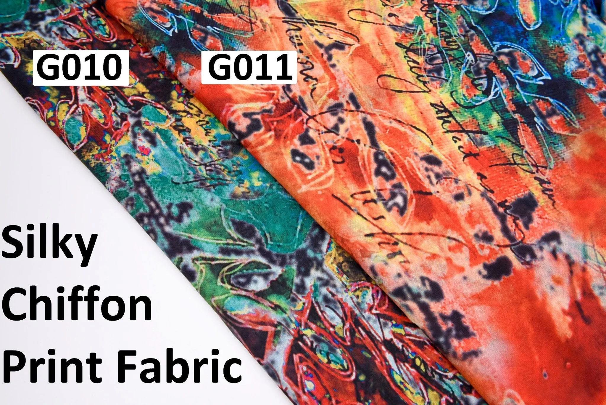 Silky Chiffon Print Fabric -  S1036