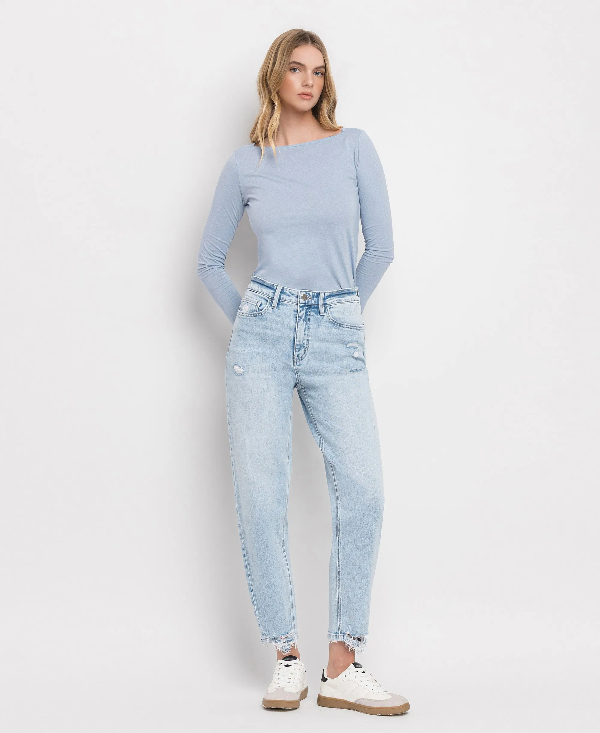 Sweet Nothing - Super High Rise Barrel Leg Jeans