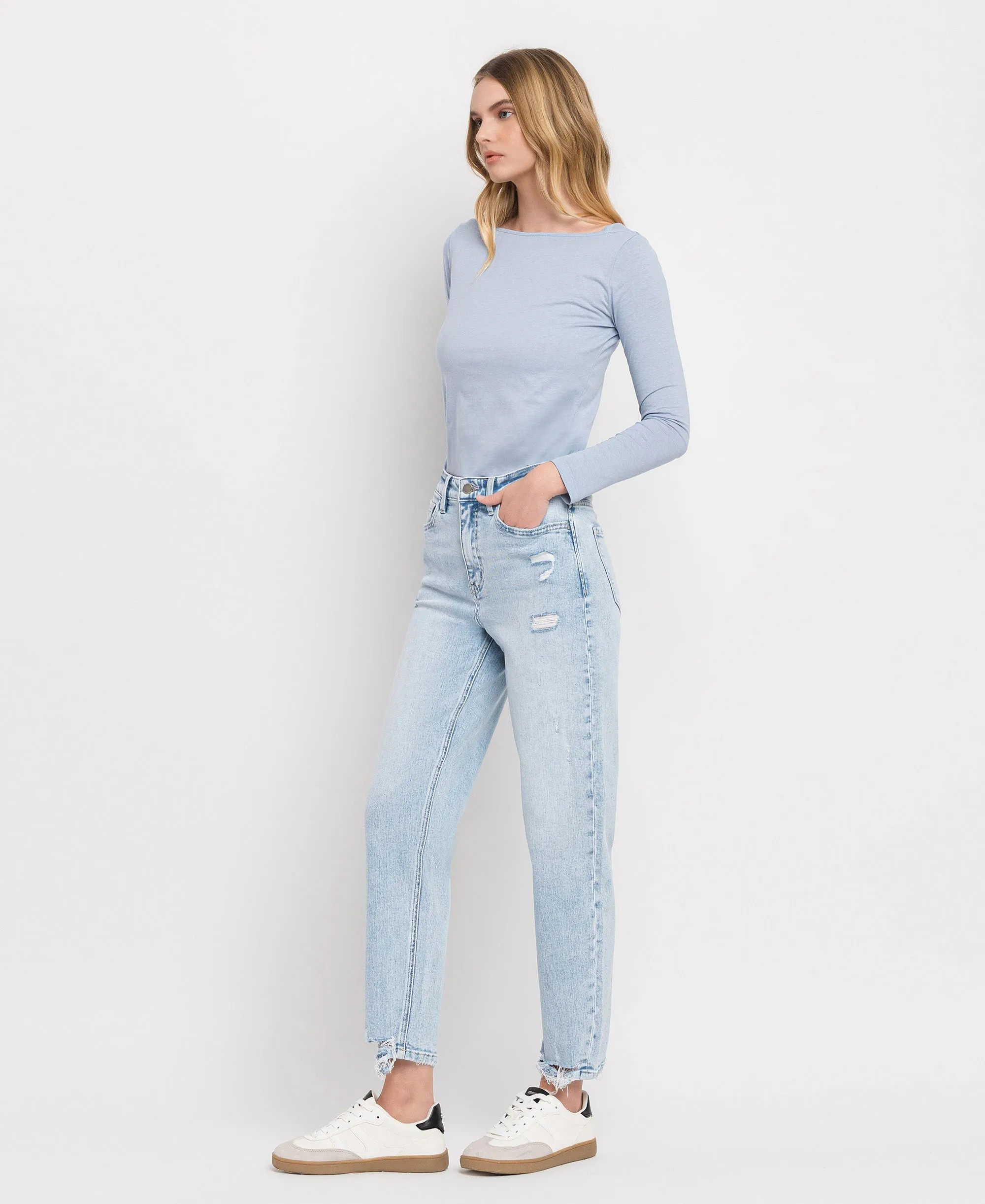 Sweet Nothing - Super High Rise Barrel Leg Jeans