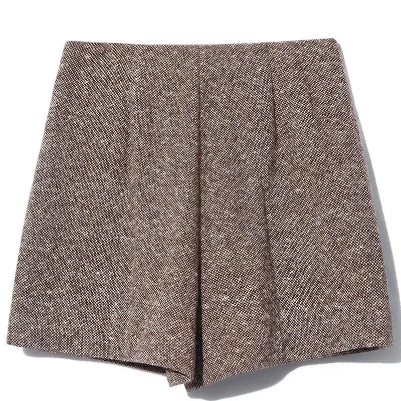 Tweed Wool Shorts