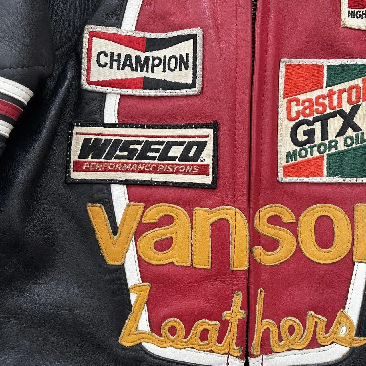 Vanson Leathers Motorcycle Racer Jacket