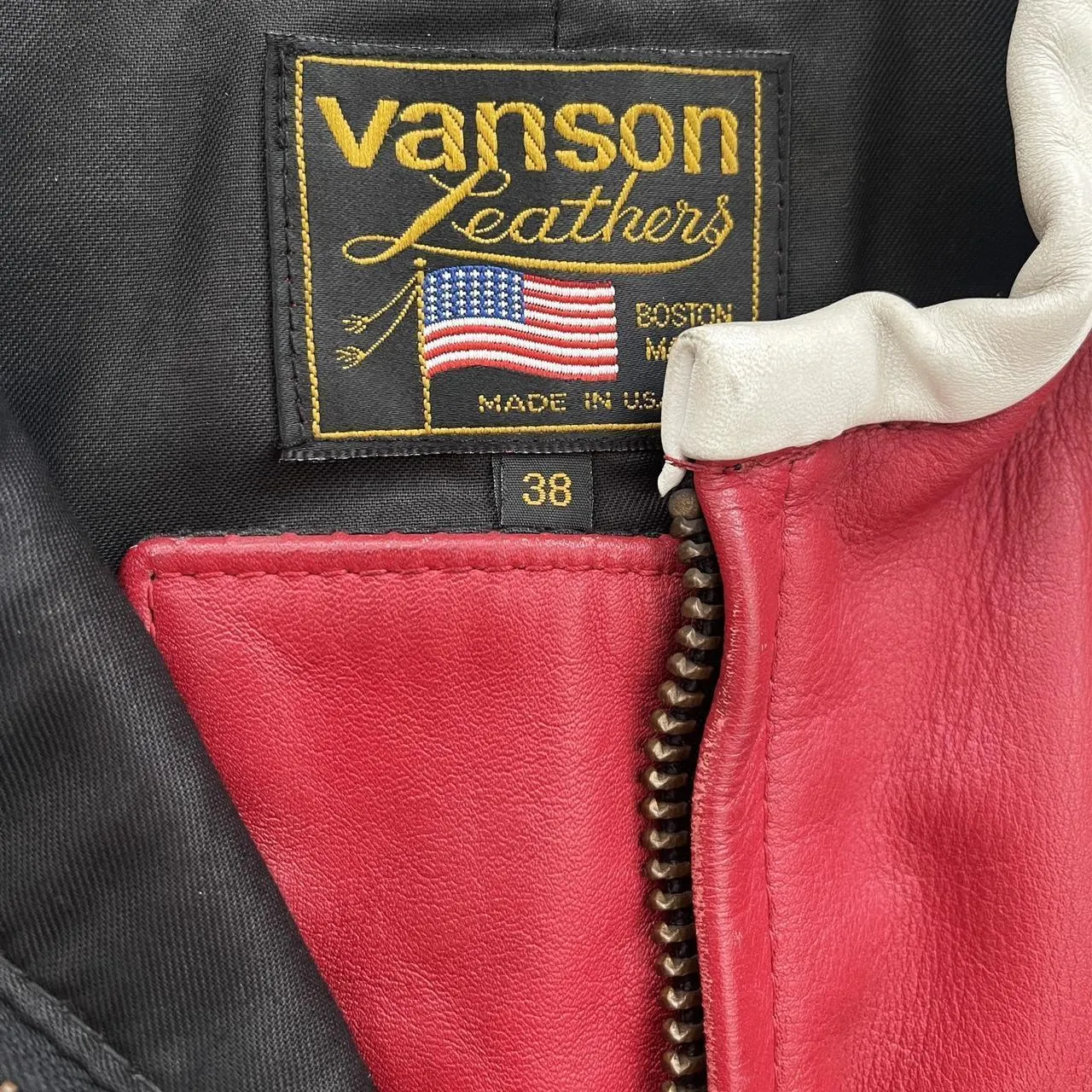 Vanson Leathers Motorcycle Racer Jacket