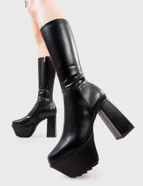 Who Cares Platform Calf Boots