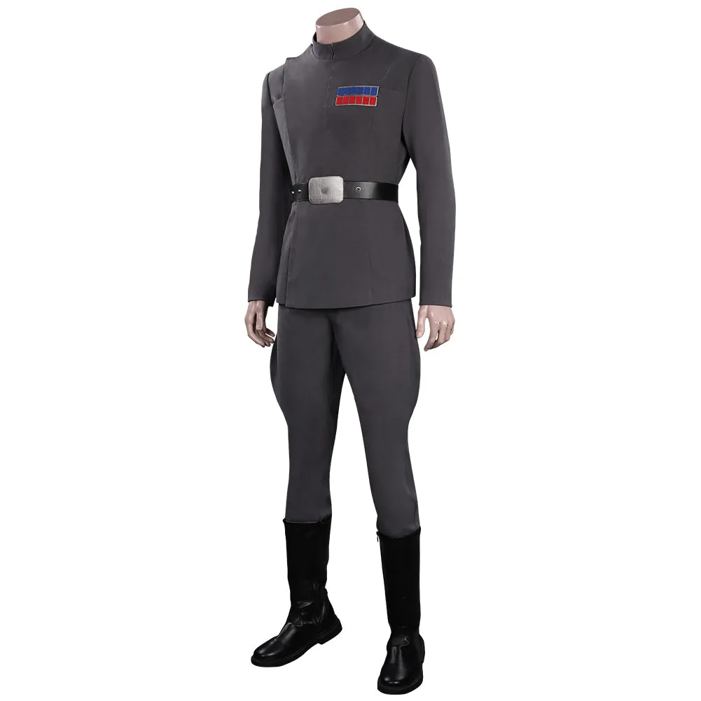 Wilhuff Tarkin Gray Cosplay Costume Outfits Halloween Carnival Suit