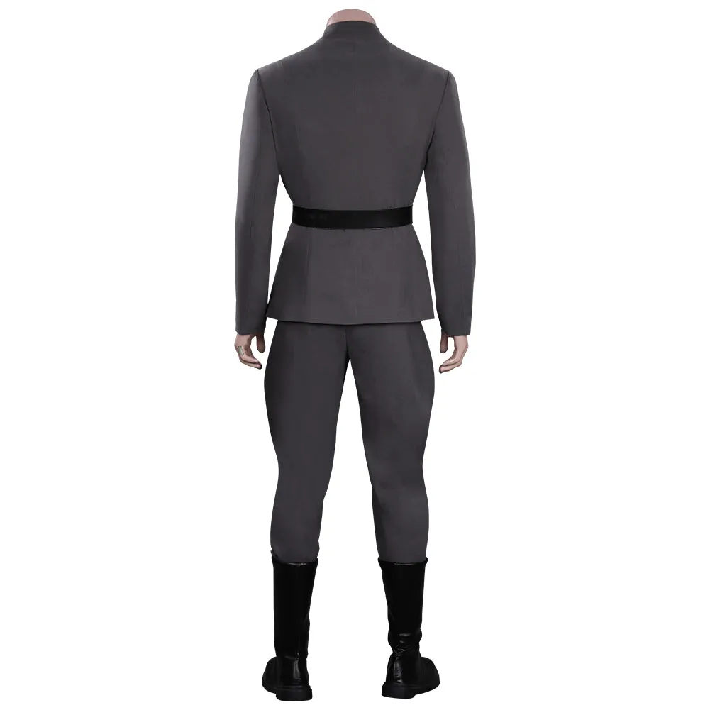 Wilhuff Tarkin Gray Cosplay Costume Outfits Halloween Carnival Suit