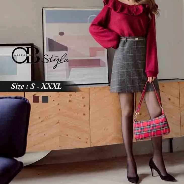 WOOLEN SHORT SKORTS