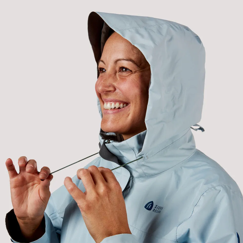 W's Hurricane Rain Jacket - Powder Blue