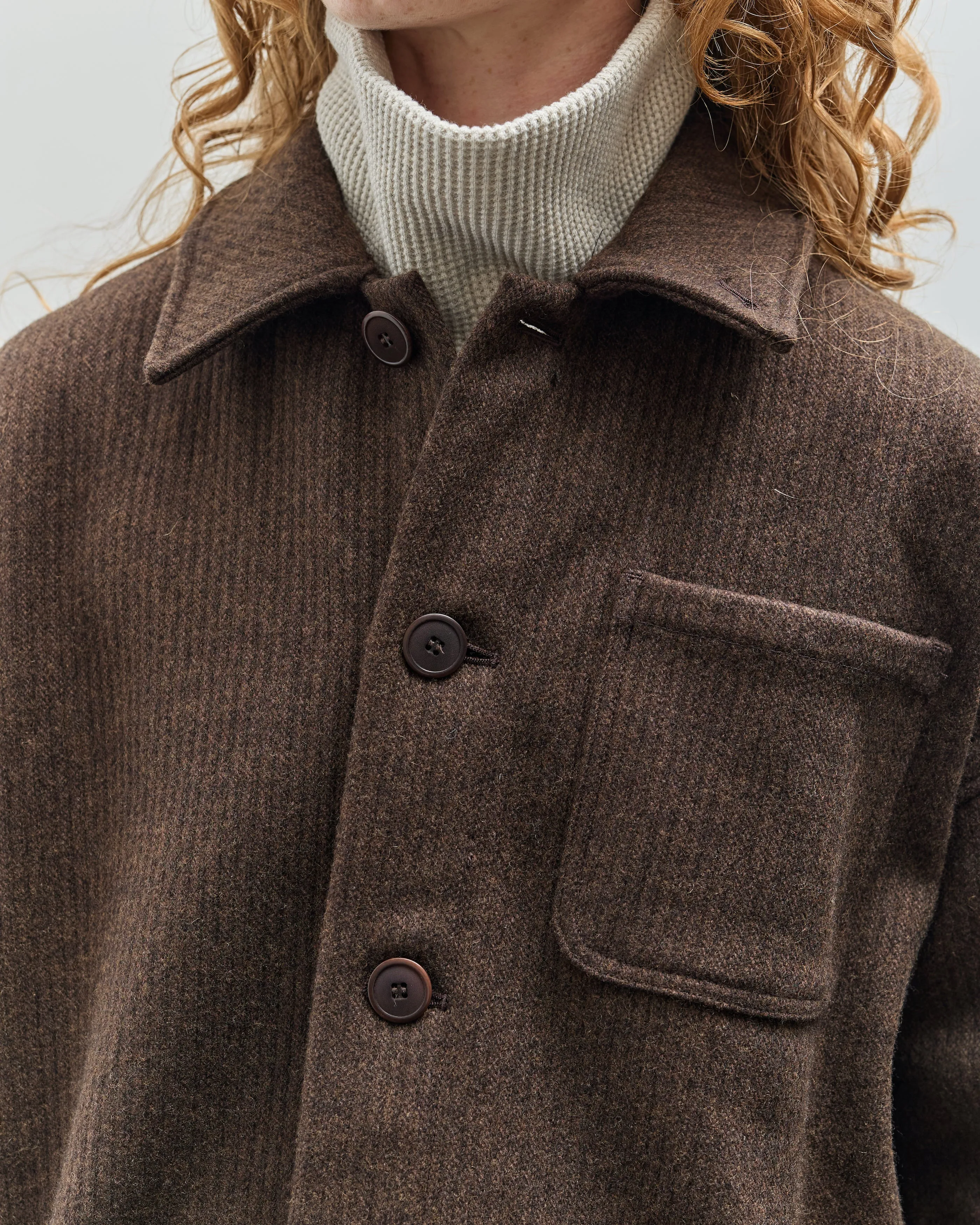 Yoko Sakamoto Beach Cloth Jacket, Brown